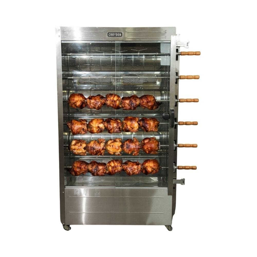 Frangueira 6 Espetos Máquina de Assar 30 Frangos FRG6 Croydon