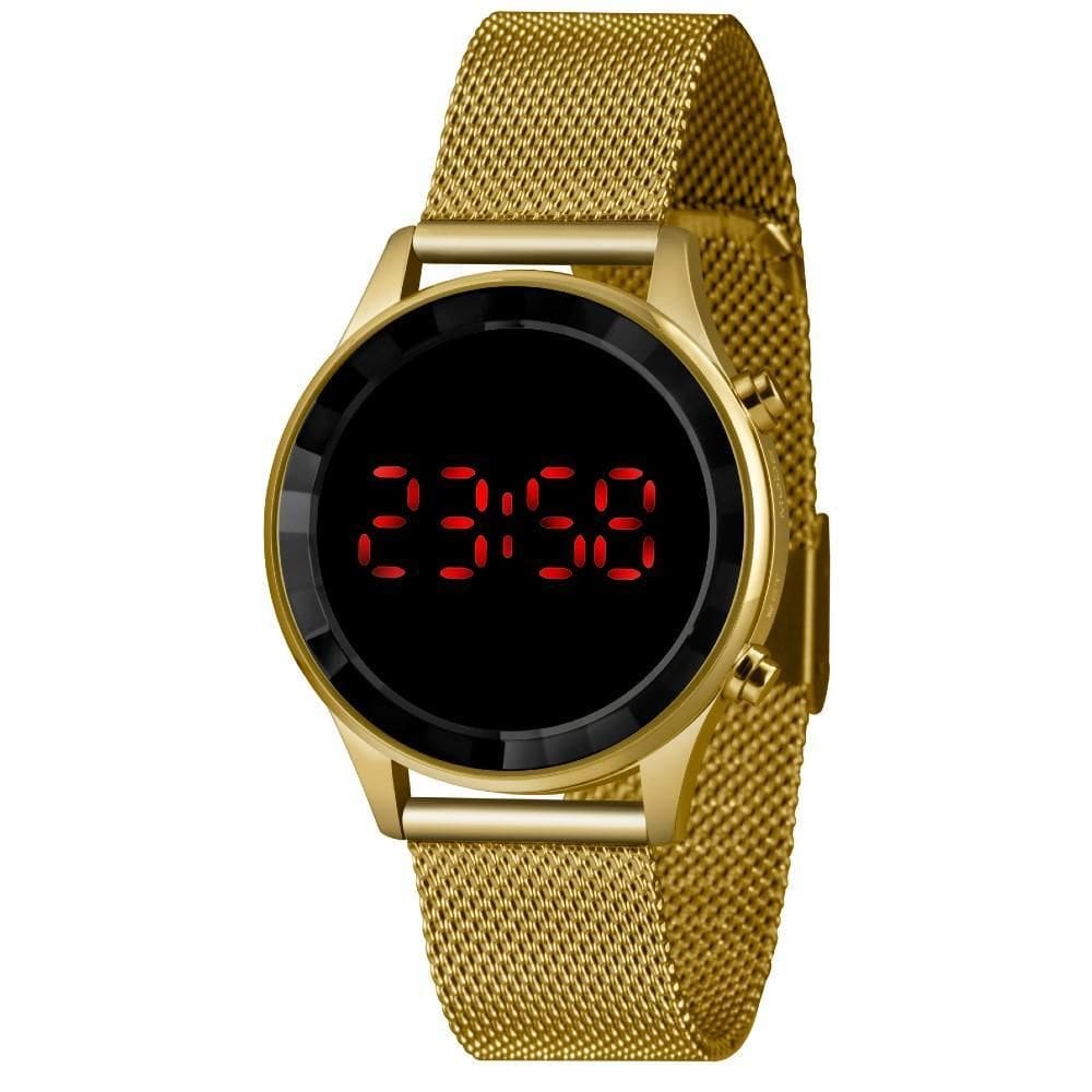 Relógio Feminino Lince Digital Dourado - LDG4647L PXKX