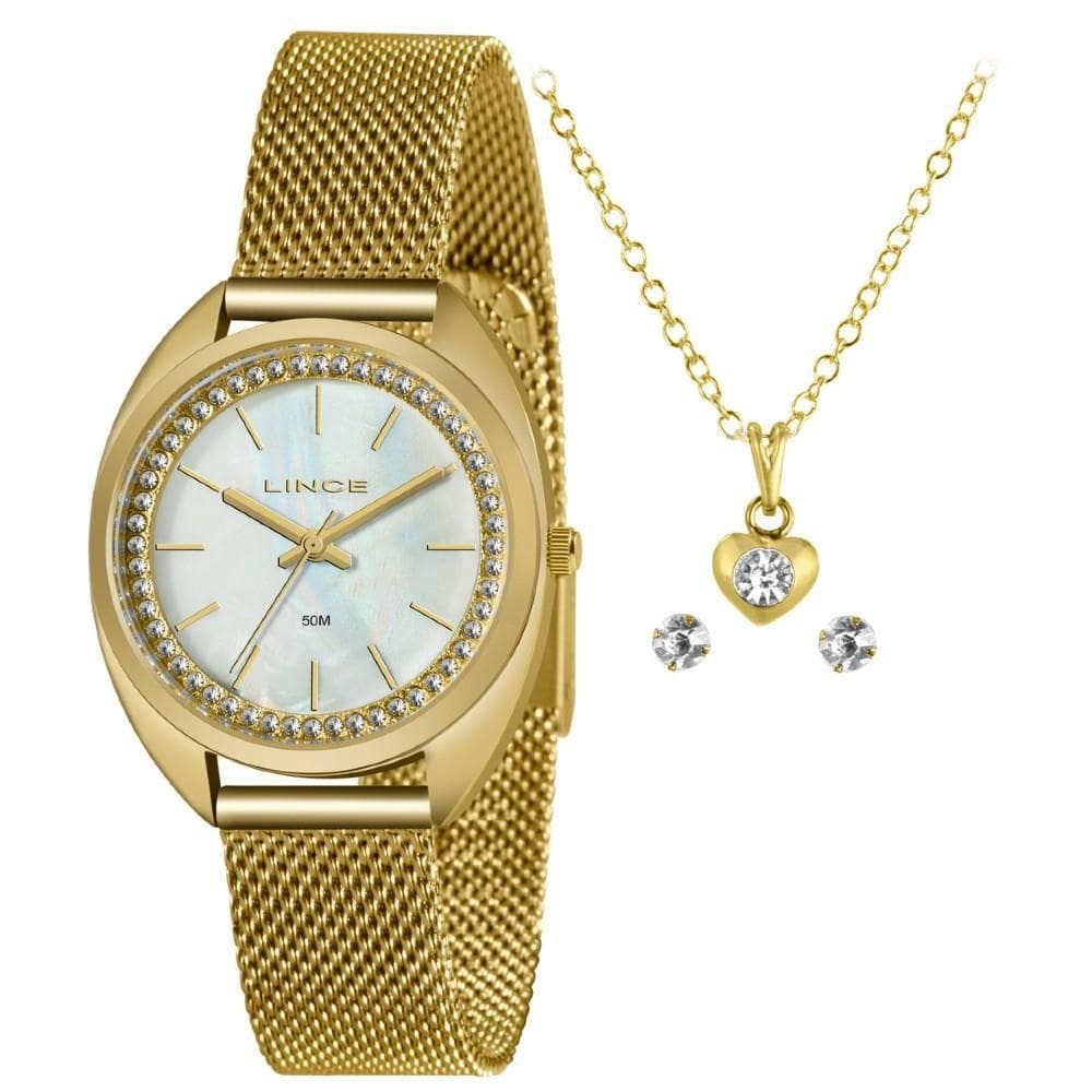 Kit Relógio Feminino Lince - LRG4701L KO80B1KX