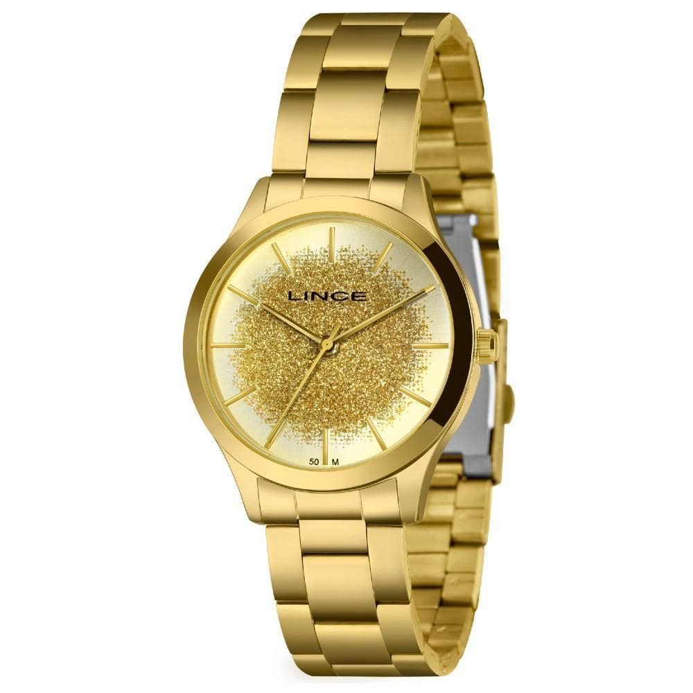 Relógio Feminino Lince Dourado LRG4774L38 C1KX