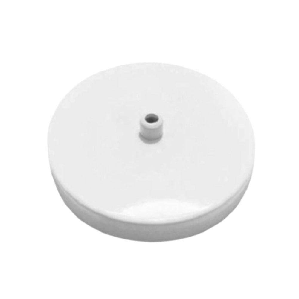 Kit/5 Canopla Lustre Pendente Cilíndrica Vivare Md-1004 11x1,2cm Branco