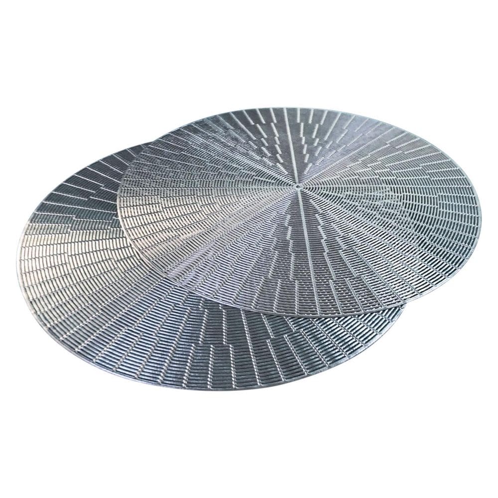 Jogo Americano 4 Peças Mesa Posta Mesa Redondo Linha Luxo