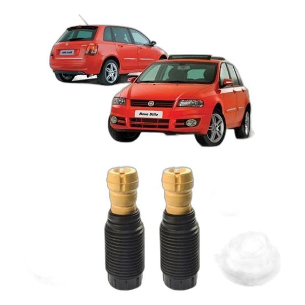 Kit Batente Amortecedor Dianteiro Fiat Stilo 01 / ...