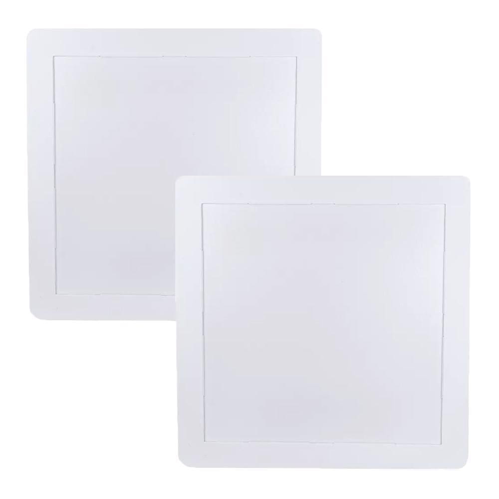 Kit 2 Luminária Plafon Led Quadrado Embutir 24W 3000K - Noll