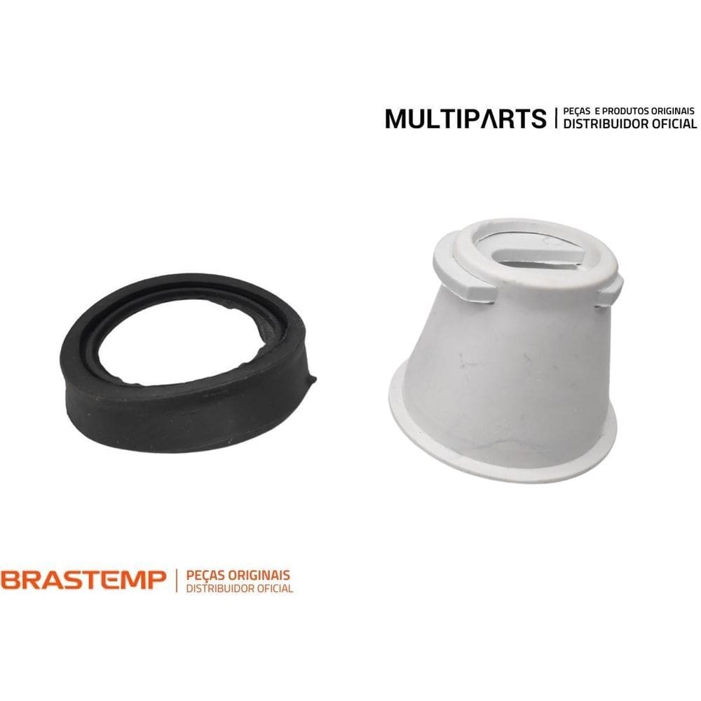 Pé Nivelador Lr Brastemp Antiga C/Trava Branco 5007