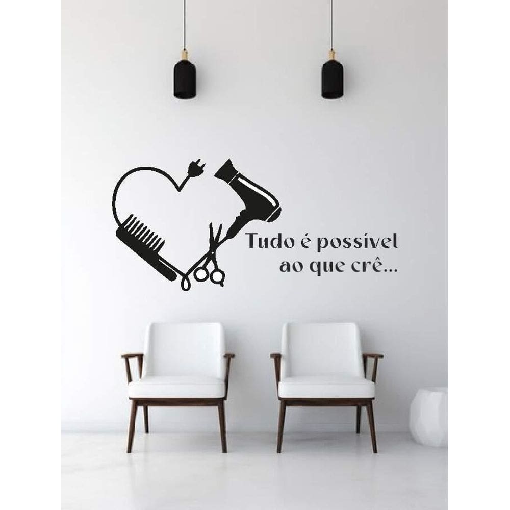 Adesivo De Parede Tudo É Possível Ao Que Crê