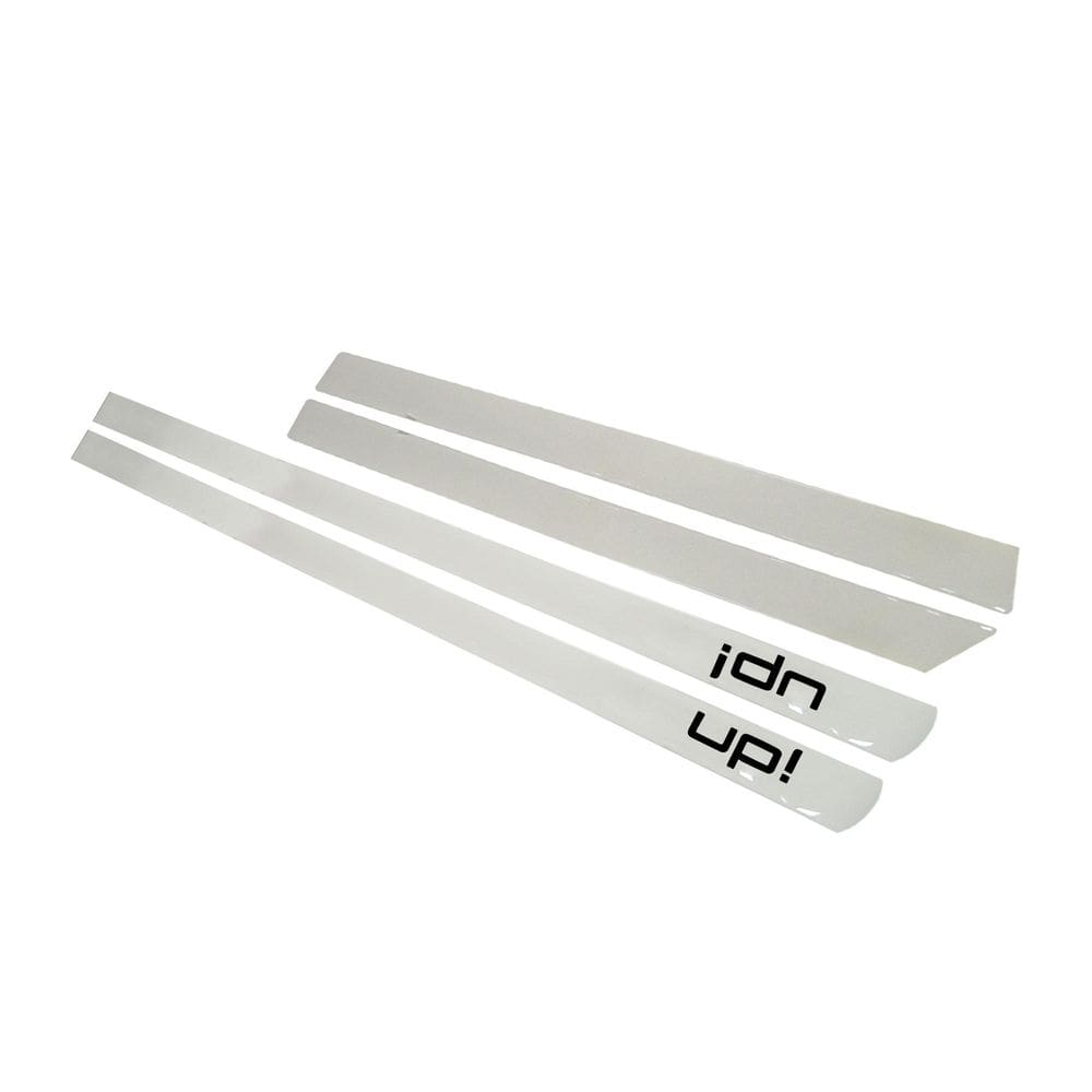 Jogo Adesivo Friso Lateral Up 4P Transparente Escrita Preta