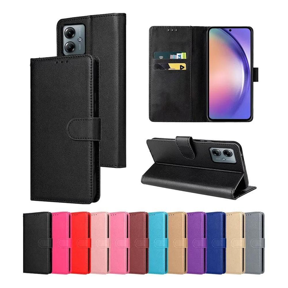 10X Capa Carteira Flip Compatível Motorola Moto G54