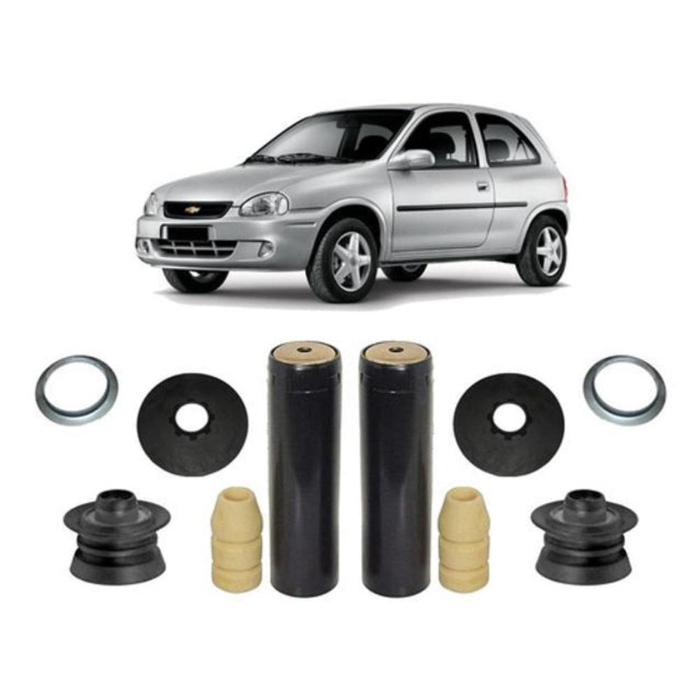 Kit Batente Traseiro Chevrolet Corsa 1994 1995 1996 1997