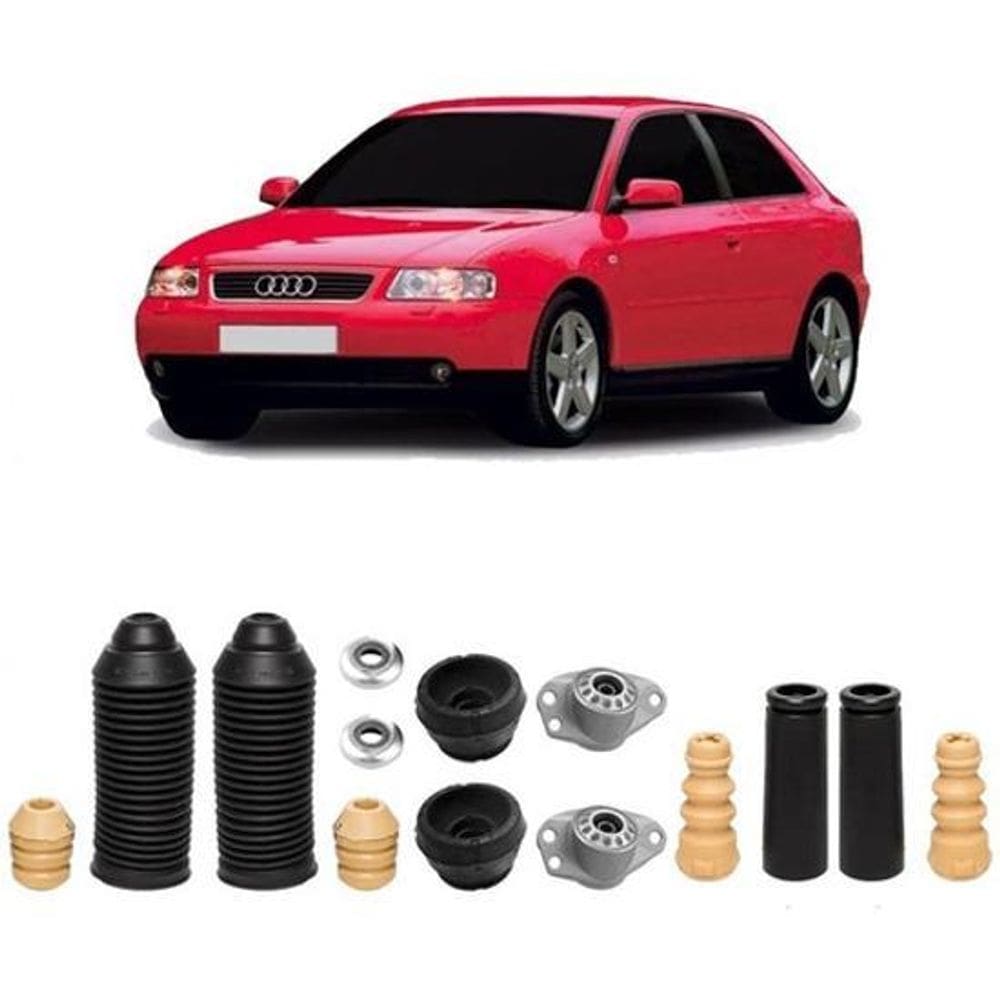 Par Kit Coxim Batente Dianteiro Traseiro Audi A3 1998 99 00