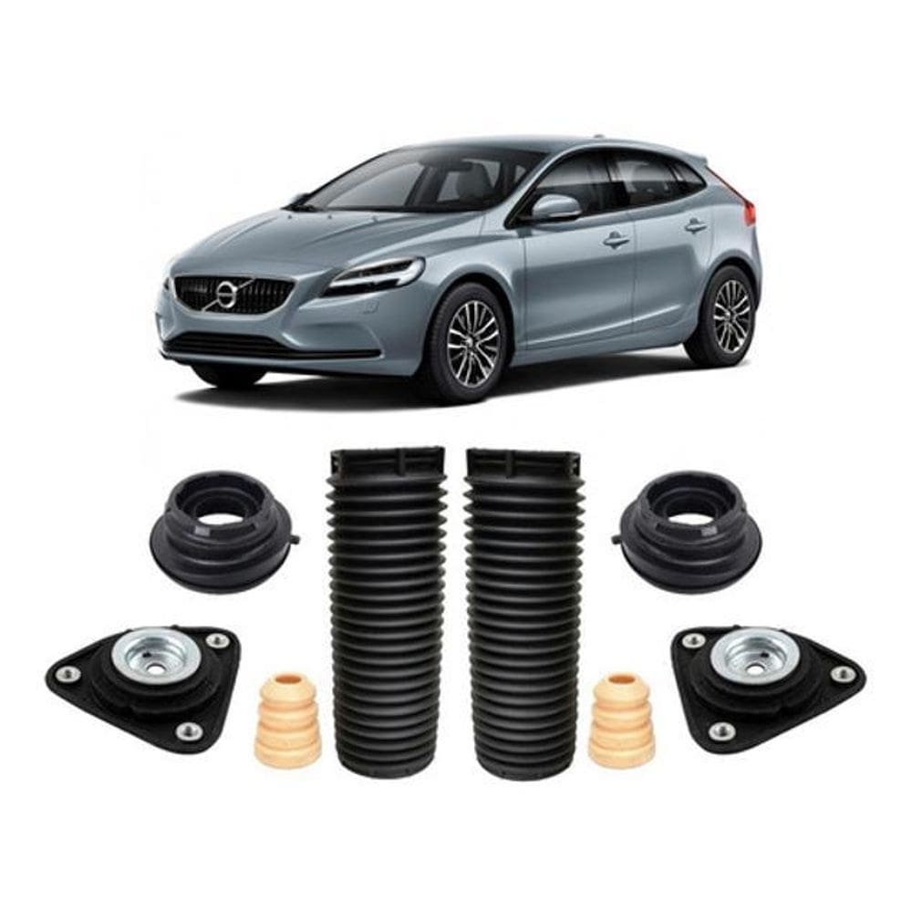 Par Kit Batente Suspensão Dianteira Volvo V40 2017 2018 2019