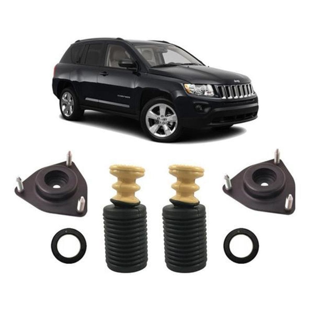 2 Kit Batente Suspensão Dianteira Jeep Compass 2007 2008 09