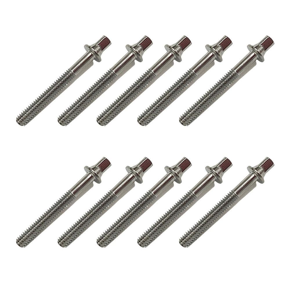 Kit 10 Parafuso Afinação De Bateria 51Mm X 5Mm 7/32 Torelli