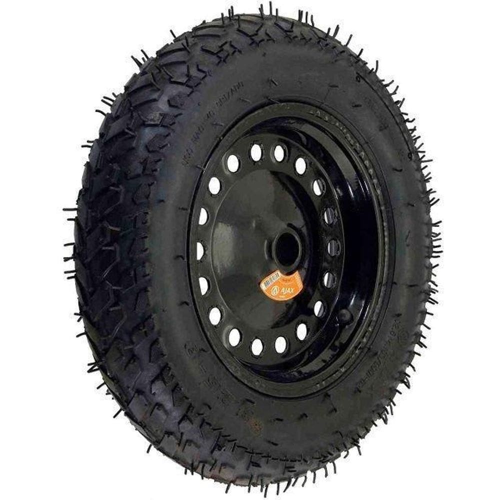 Roda Montada Furo Passante 1 Pol. Pneu 3.25-8 A04422 - Ajax