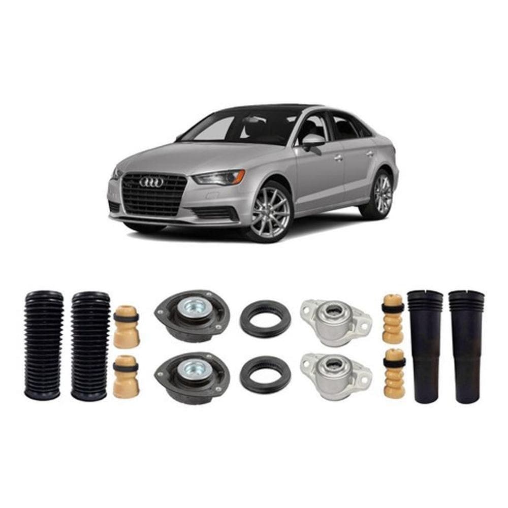 Kit 4 Batente Coxim Audi A3 Sedan 2013/..