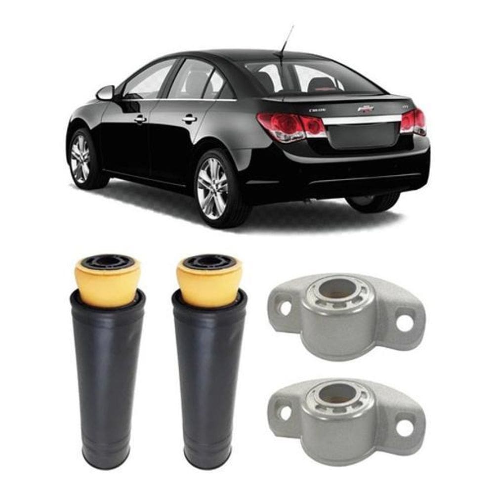 2 Kit Amortecedor Traseiro Cruze Sedan 2011 2012 2013 2014