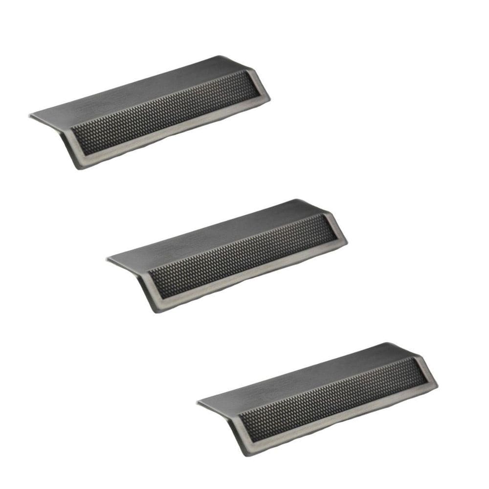 Kit 3 Puxador Moveis Citizen 45 Graus G Niquel Velho Zen