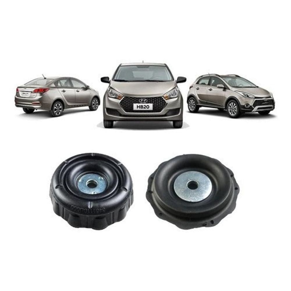 Par Batente Amortecedor Dianteiro Hb20 Hb20X Hb20S Todos 12/