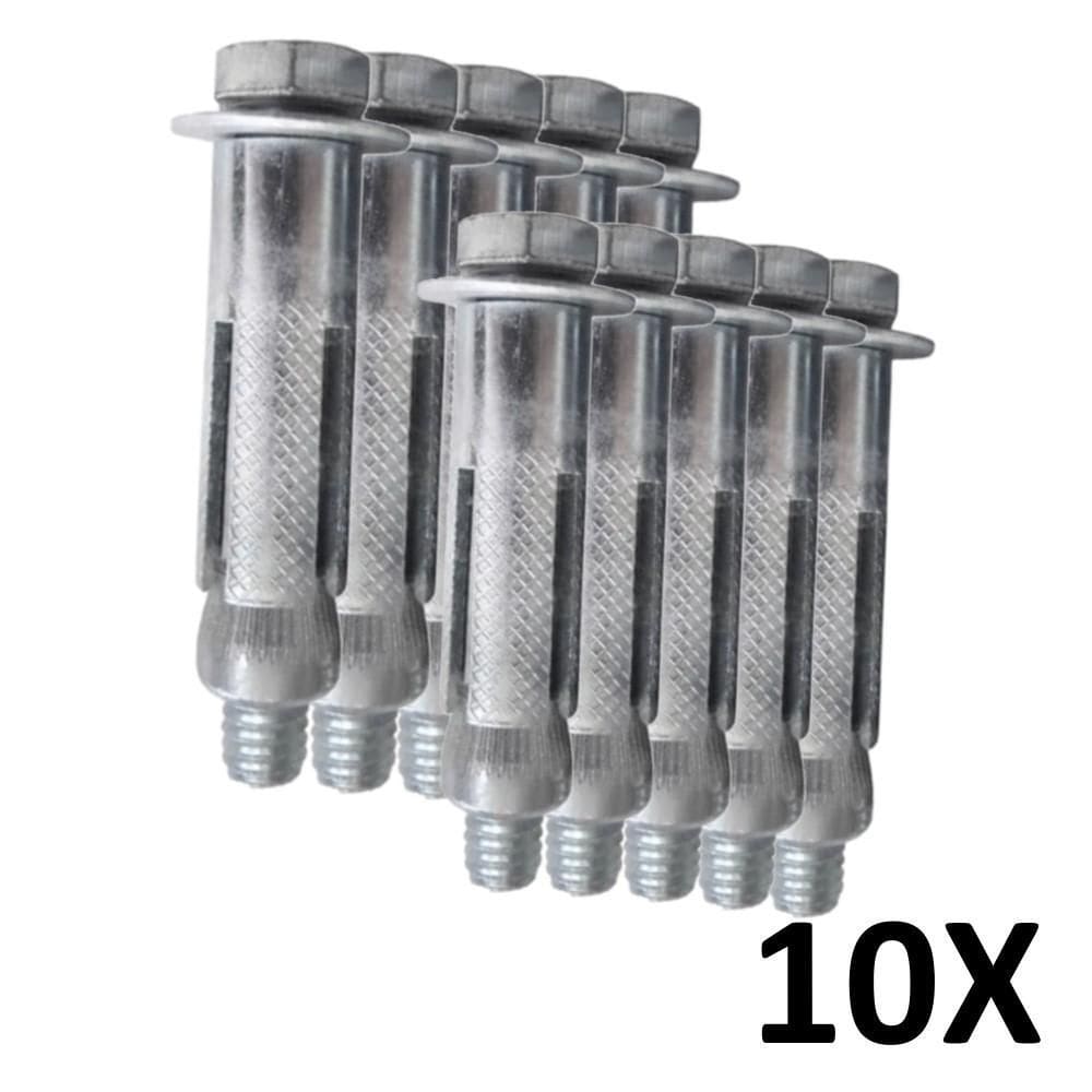 Kit 10 Parafuso Chumbador Parabolt Cba 5/16X2.1/4``
