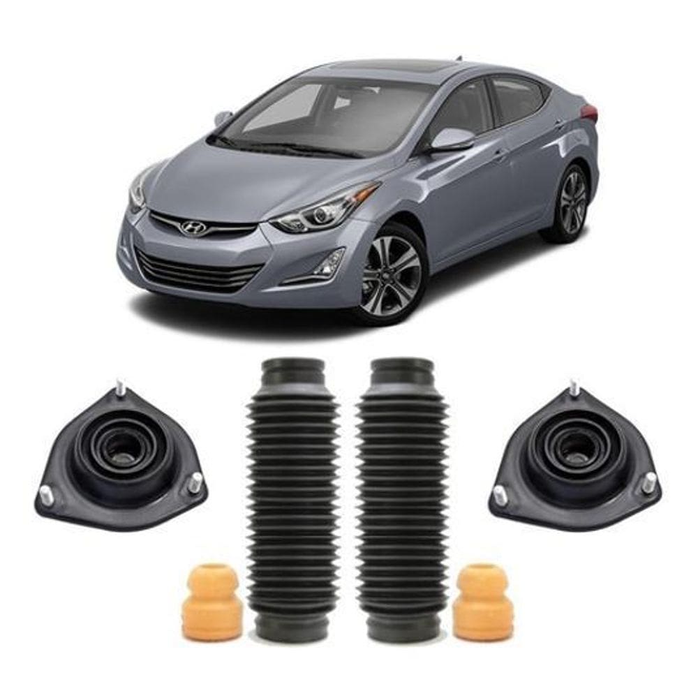 Par Kit Coxim Amortecedor Dianteiro Elantra 2013 2014 2015