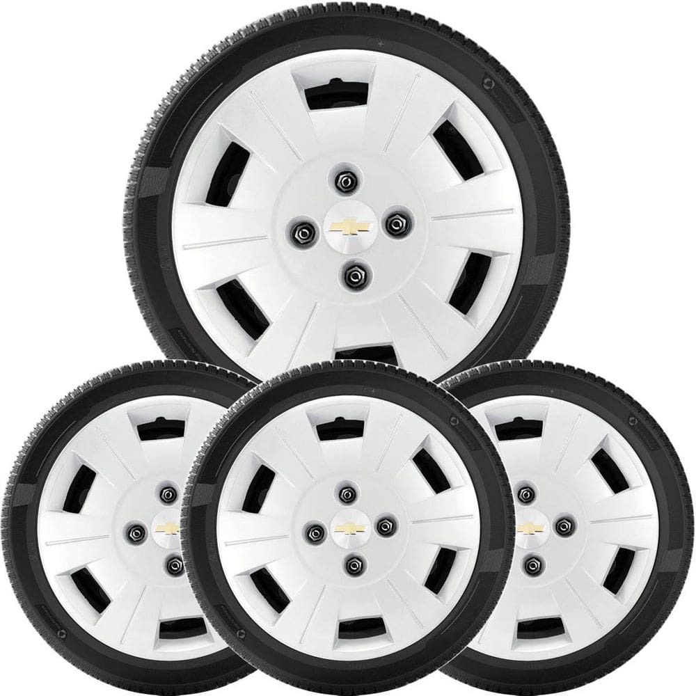 4X Calota Chevrolet Aro 13 Emblema 057Cb