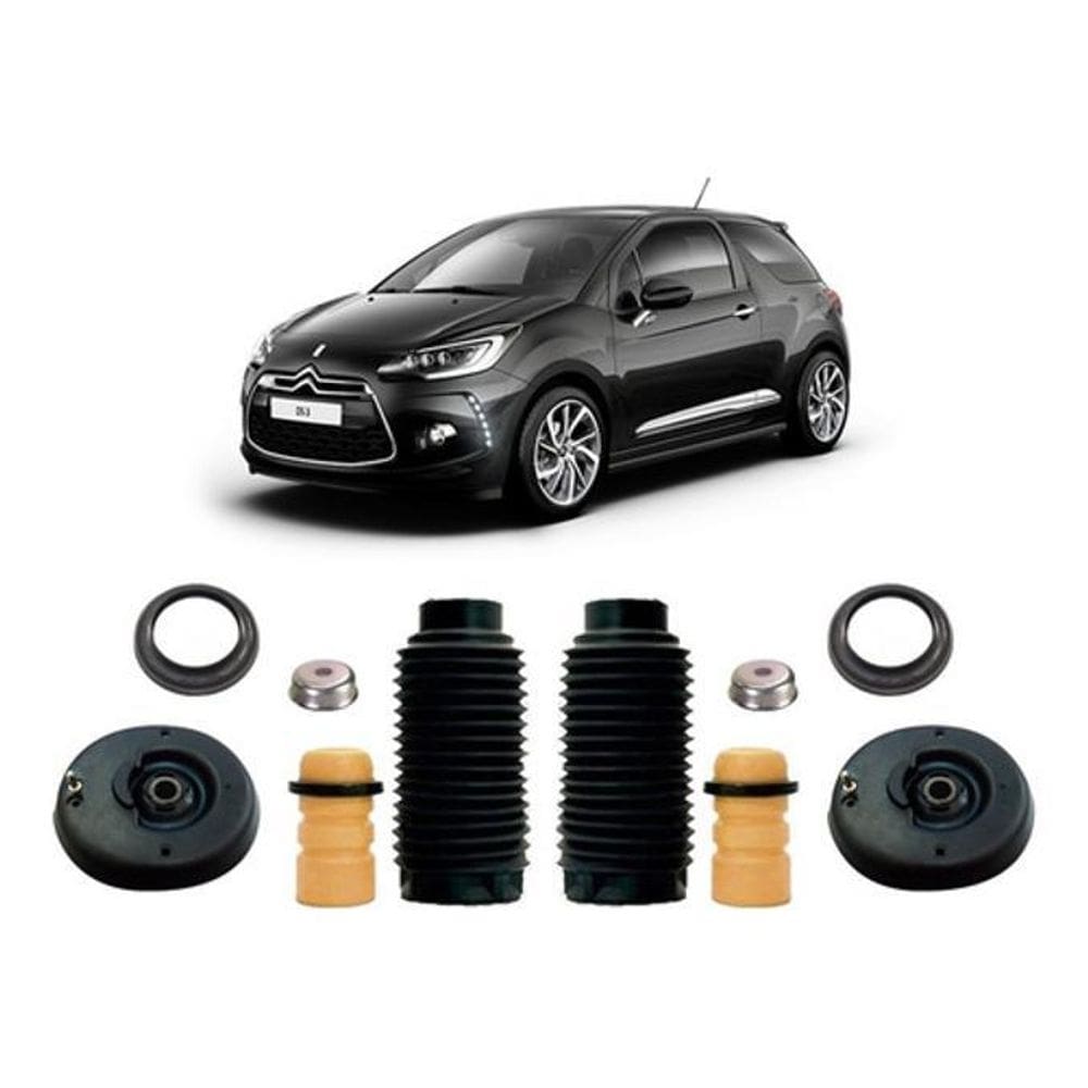 Kit Coxim Batente Dianteiro Citroen Ds3 2012 2013 2014 2015