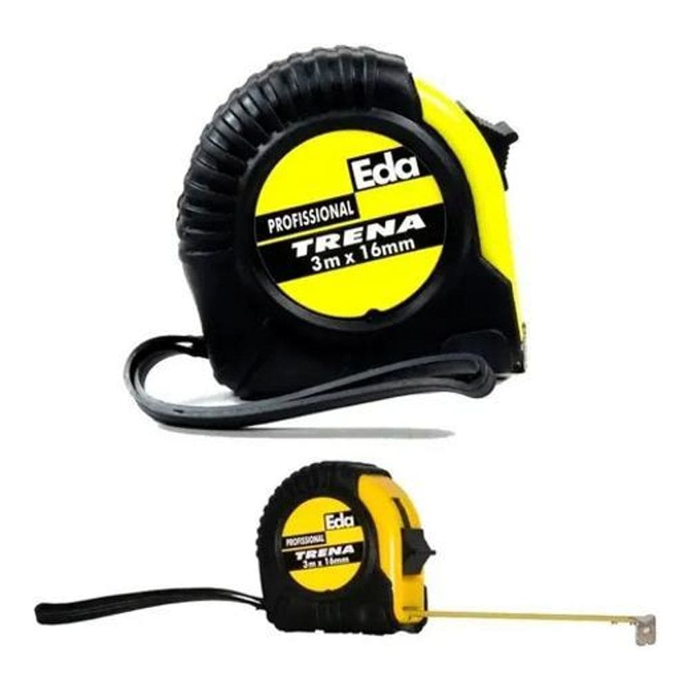 10X Trena 3M X 16Mm Emborracha Com Trava Eda