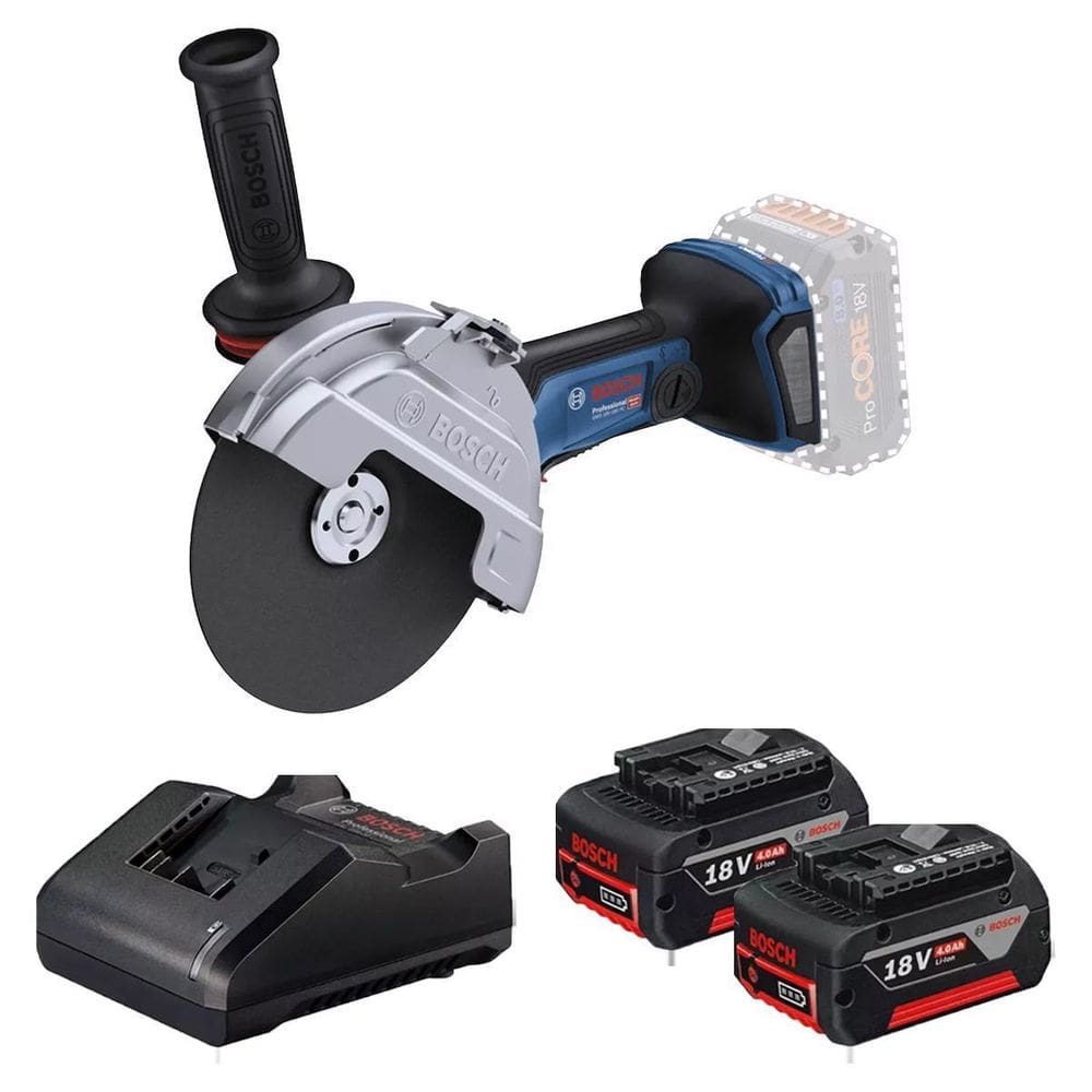 Esmerilhadeira 18V Brushless S/ Fio  Gws 18V-180 Pc  Bosch