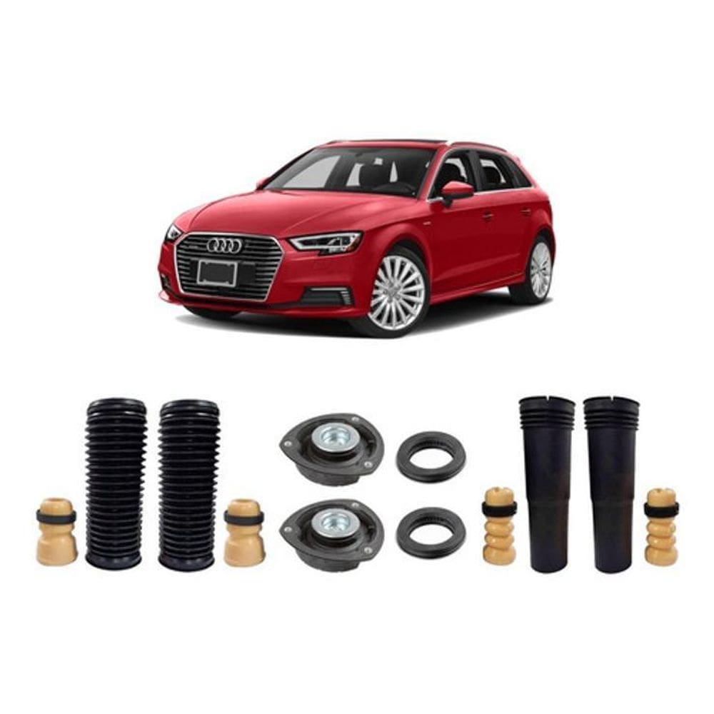Kit Batente Suspensão Dianteira Traseira Audi A3 2019 2020