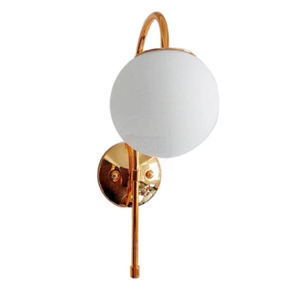 Arandela Jabuticaba Dourada Para Hall De Entrada