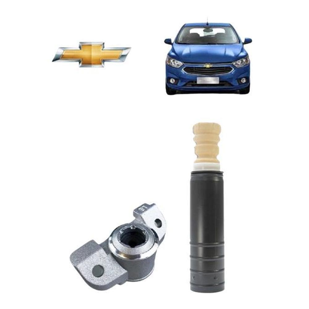 Kit Coxim Suspensão Traseiro Esq Onix 15 16 2017 2018 2019