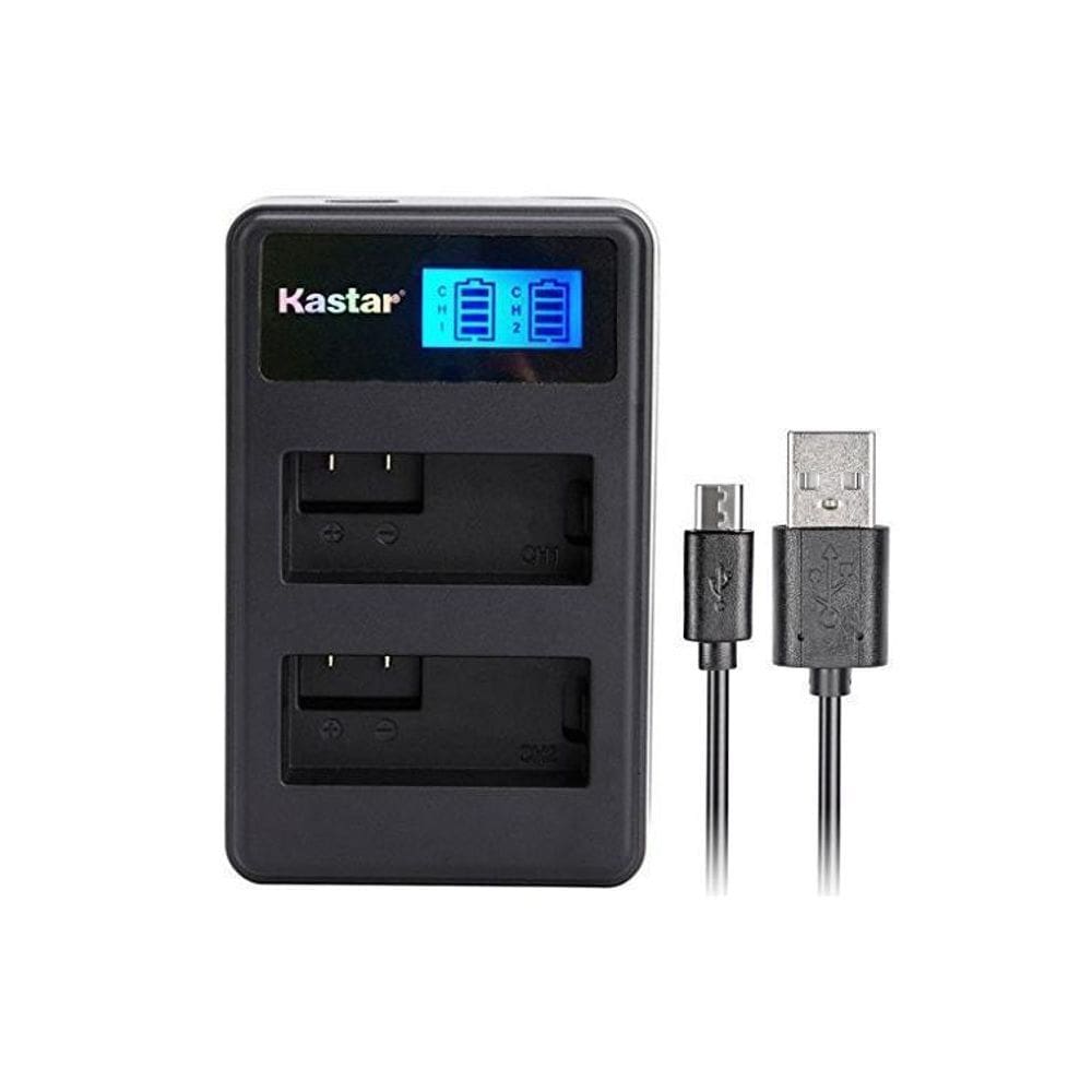 Carregador De Bateria Digital Duplo Nikon Kastar Cb-El14