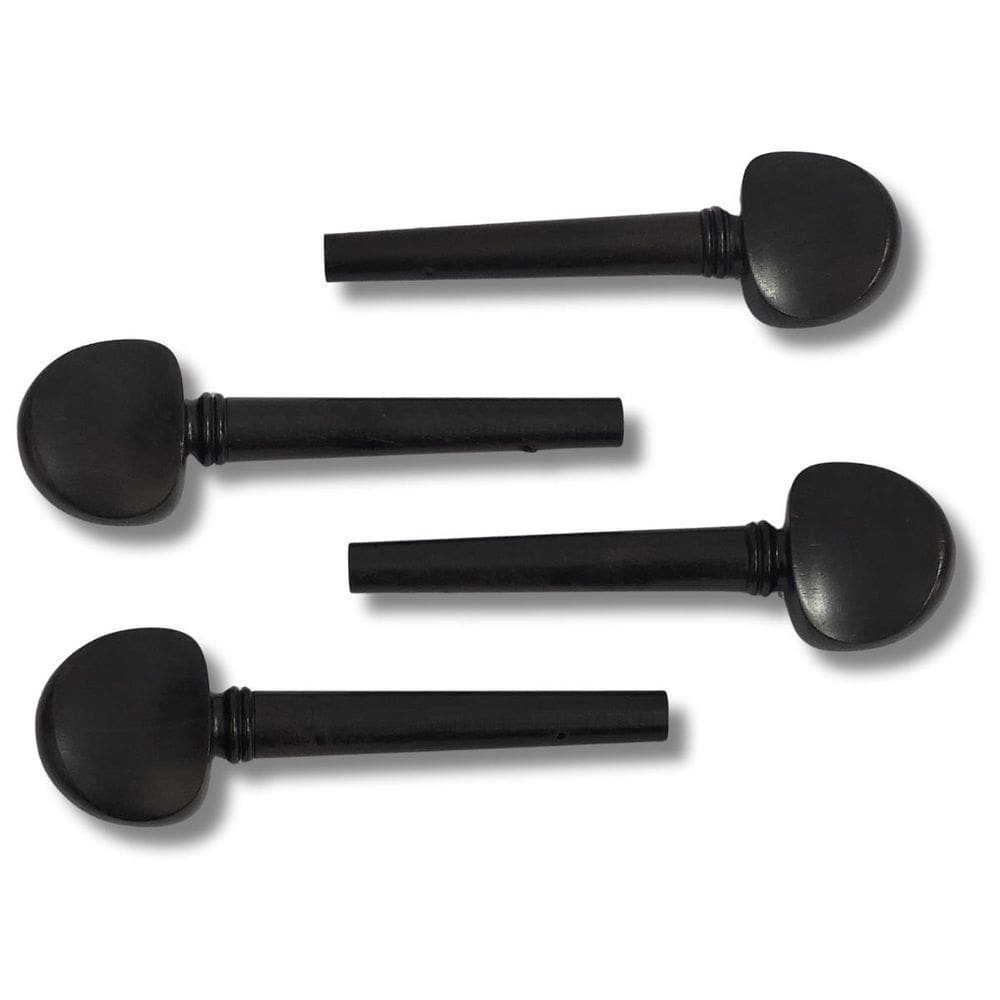 Cravelha Violoncelo Ébano Wood Olho Paris Zellmer Kit Com 4