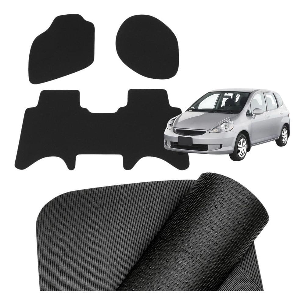Tapete Borracha Fit 2003 A 2008 Antiderrapante Sob Medida