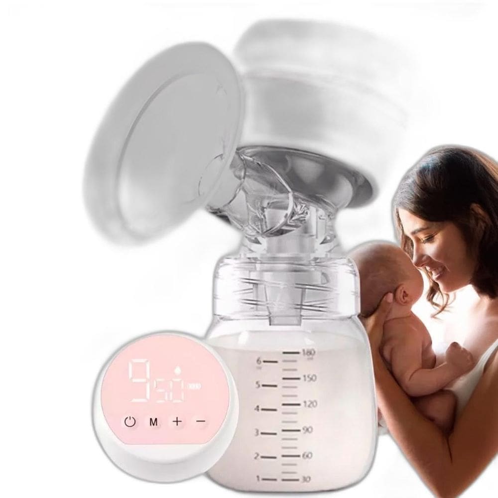 Tira Leite Elétrico Digital Bomba Materno 180Ml Sucção Usb