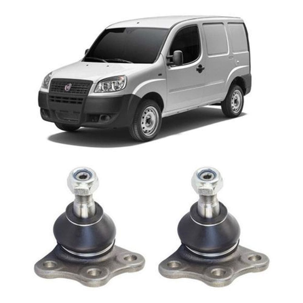 Kit 2 Pivô Bandeja Dianteira Fiat Doblo 2000 2001 2 2003