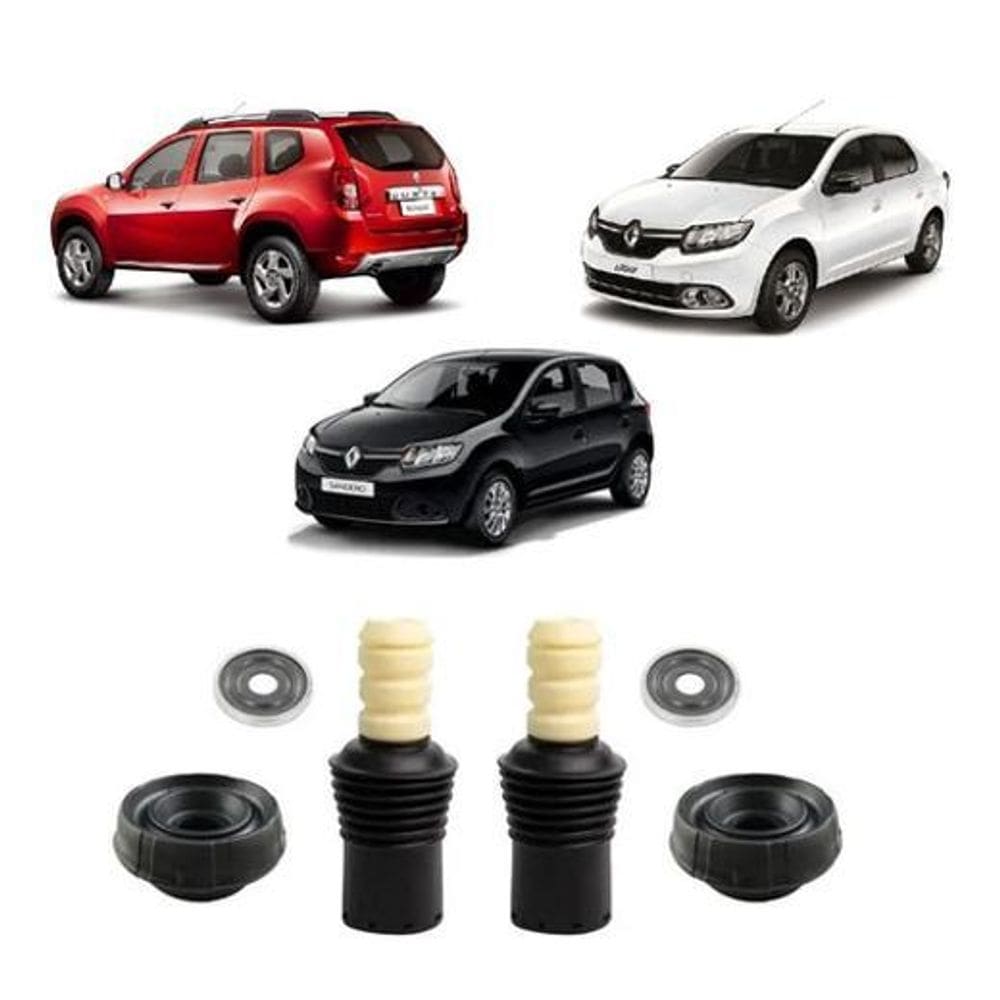 Kit Batente Coxim Amortecedor Dianteiro Logan Sandero Duster