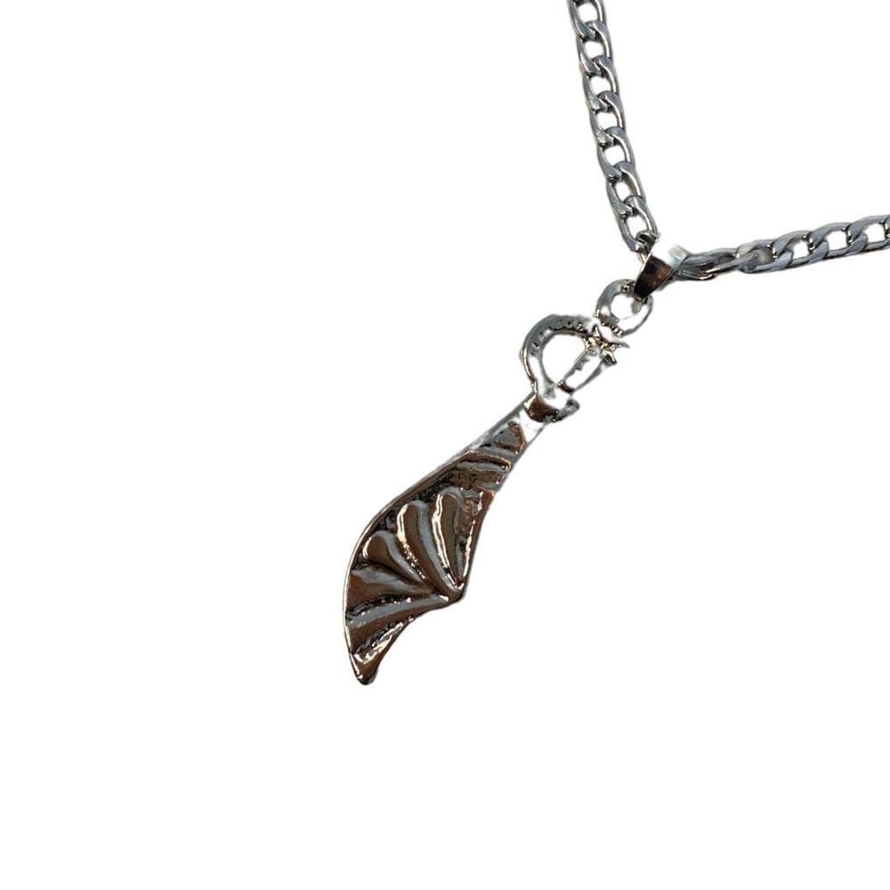 Colar Corrente Pingente Espada 3 Cm Metal Niquelado