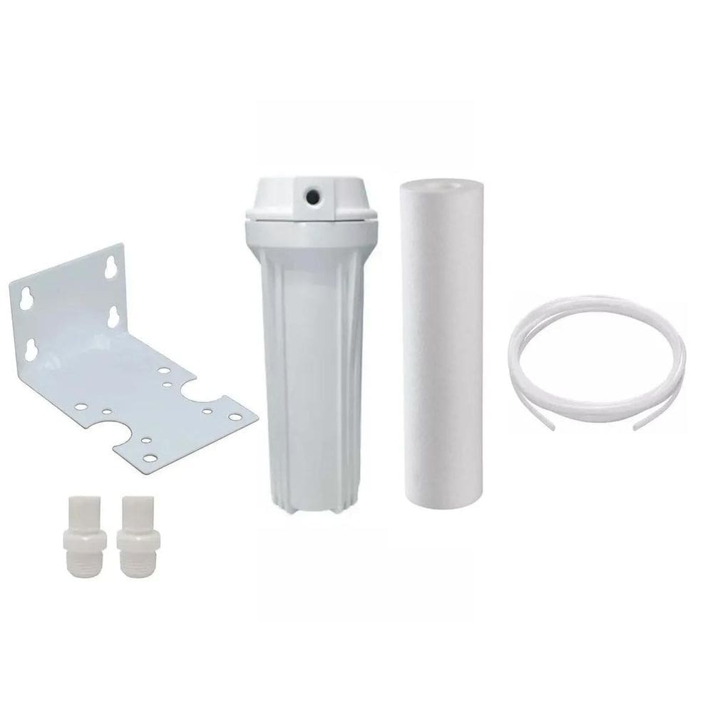 Carcaça 10 Polegadas Com Suporte E Polipropileno 5 Micras