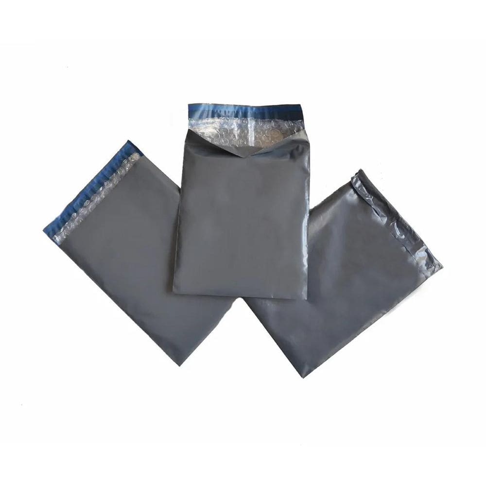 Saco De Segurança Com Plástico Bolha 19X25 Cinza/Eco 50 Un