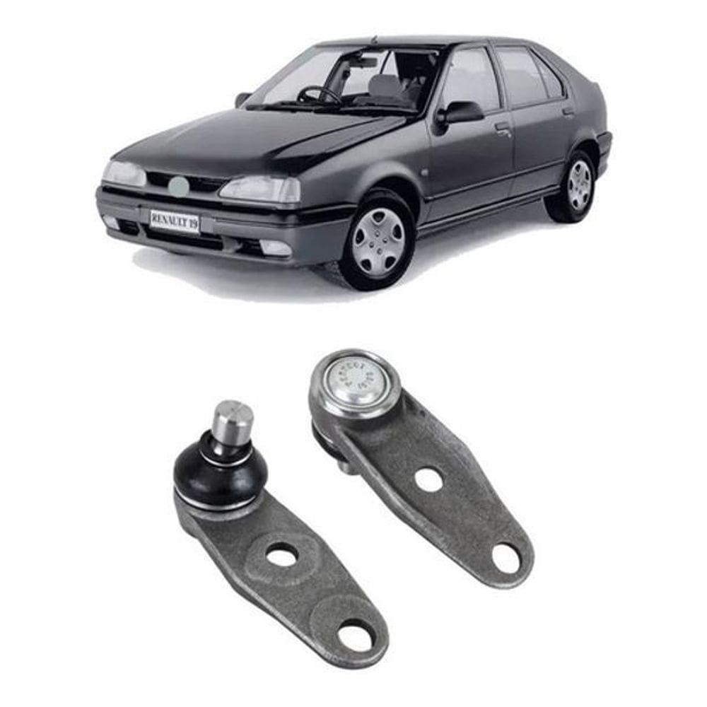 Kit 2 Pivô Bandeja Balança Leque Dianteira R19 1995 96 1997