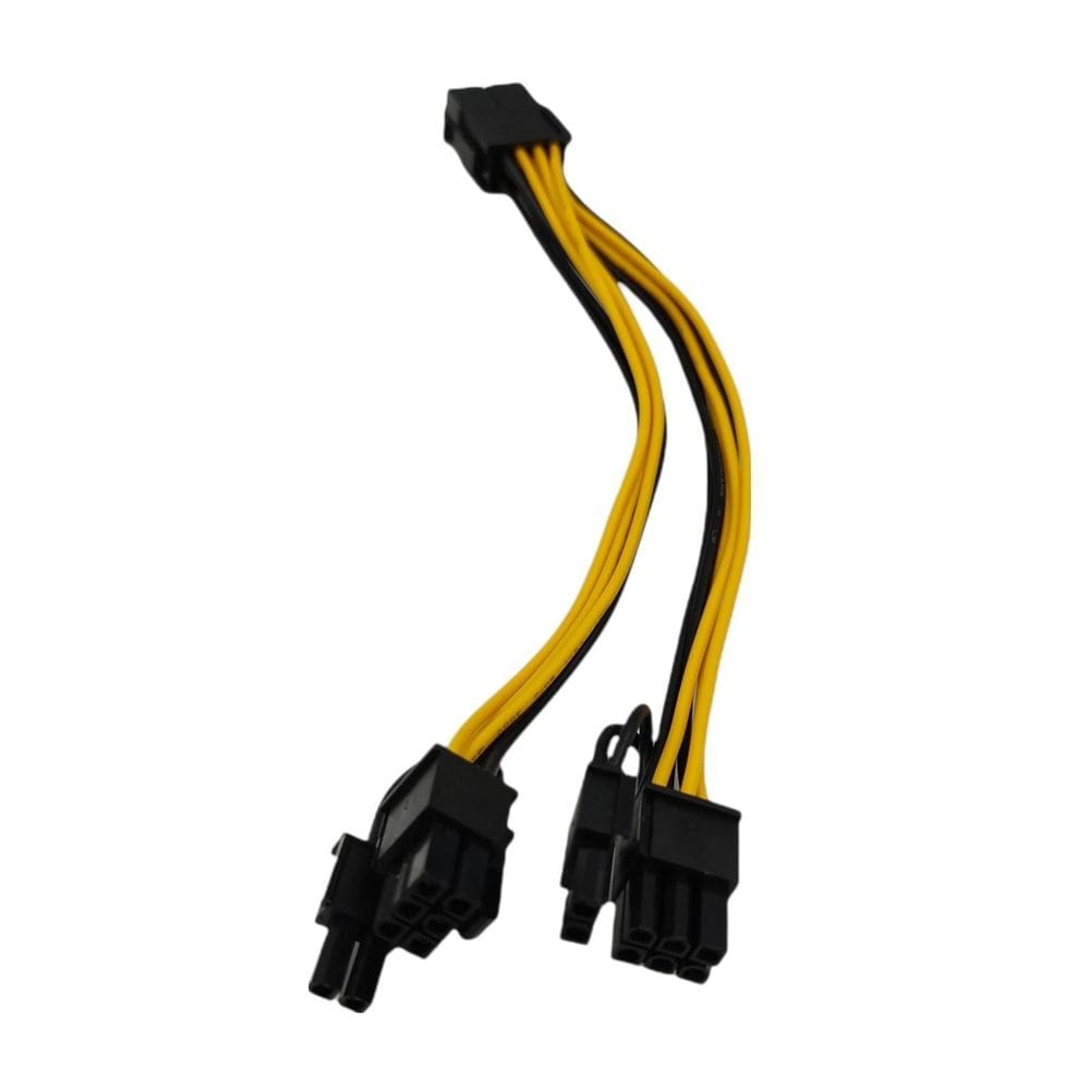 Cabo Adaptador 8 Pinos Pci-E Para 2X 8 6 +2 Placa De Vídeo