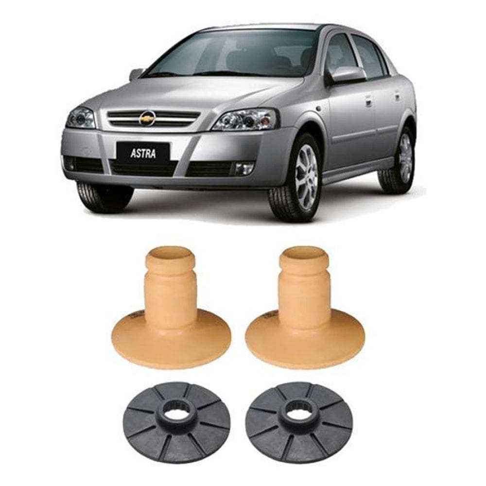 2 Kit Batente Calço Inferior Traseiro Astra 1999 2000 2001