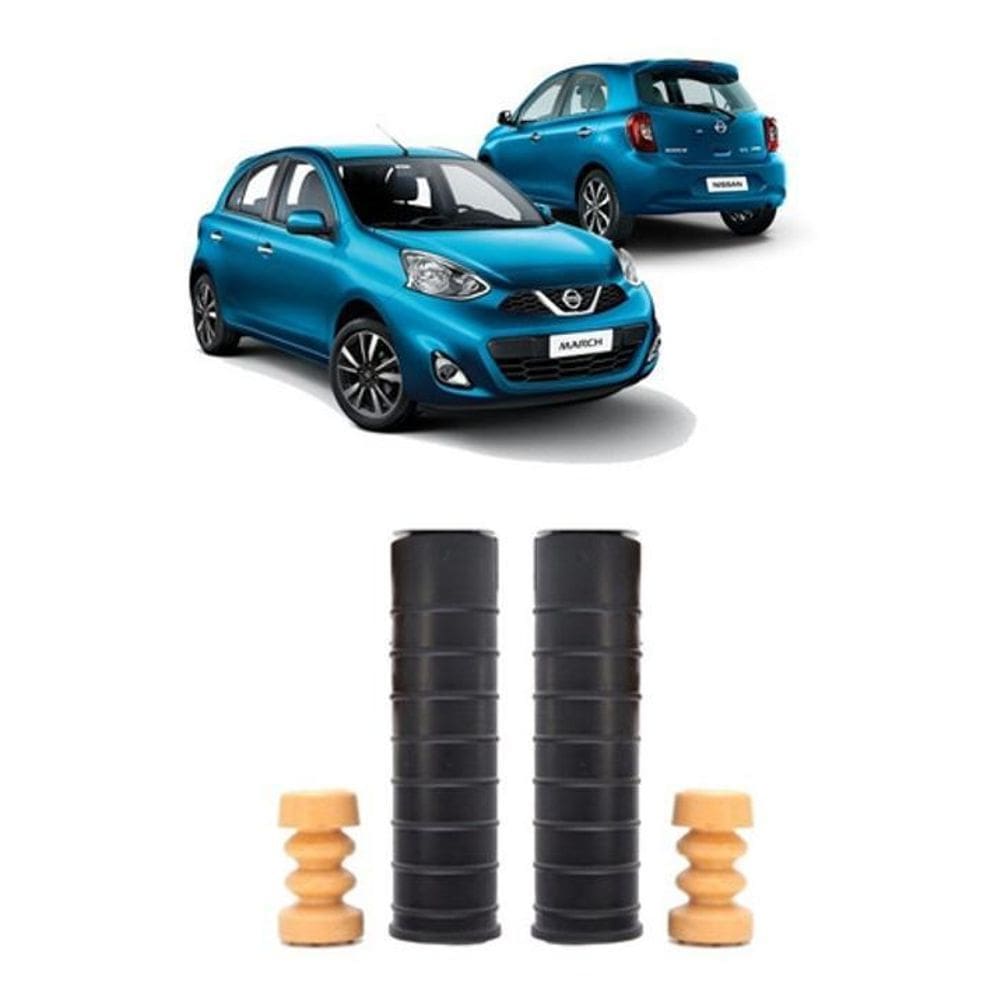 Kit 2 Batente Coifa Suspensão Traseira March 15 16 2017