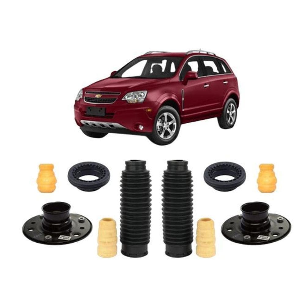 Kit Batente Dianteiro Traseiro Completo Captiva 2015 2016