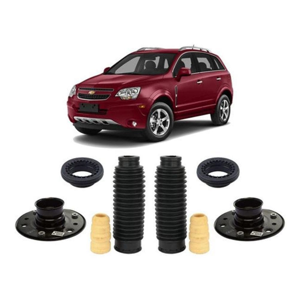 Par Kit Batente Dianteiro Chevrolet Captiva 2009 2010 2011