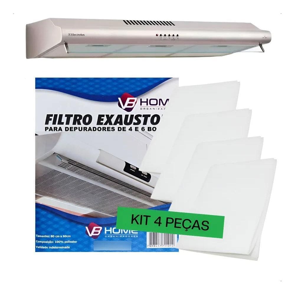 10X Filtro Para Coifa Exaustor Colormaq Elimina 100% Gordur