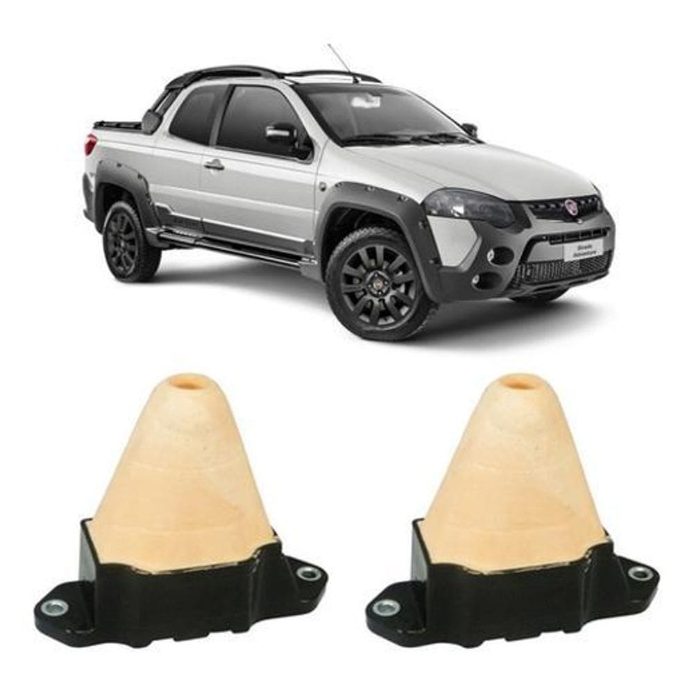 Par Batente Do Amortecedor Traseiro Strada 2008 2009 2010 11