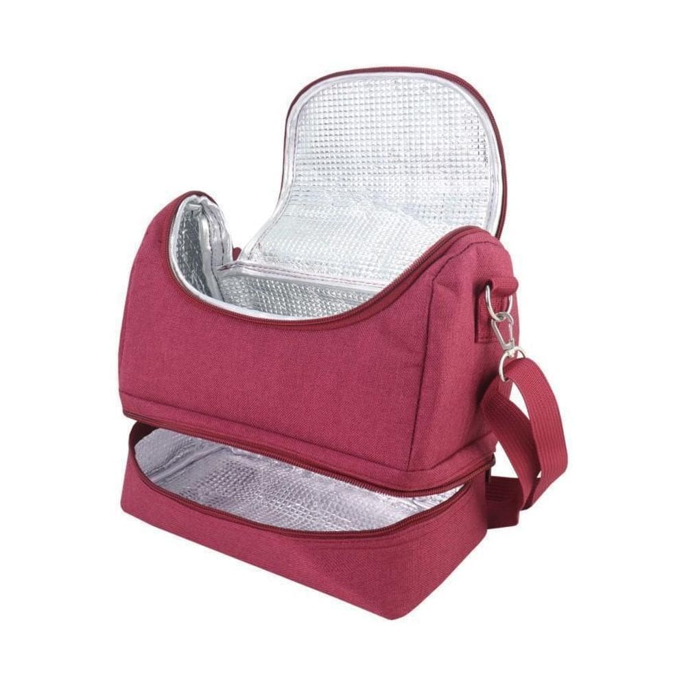 Bolsa Termica Com 2 Compartimentos Joy - Vinho