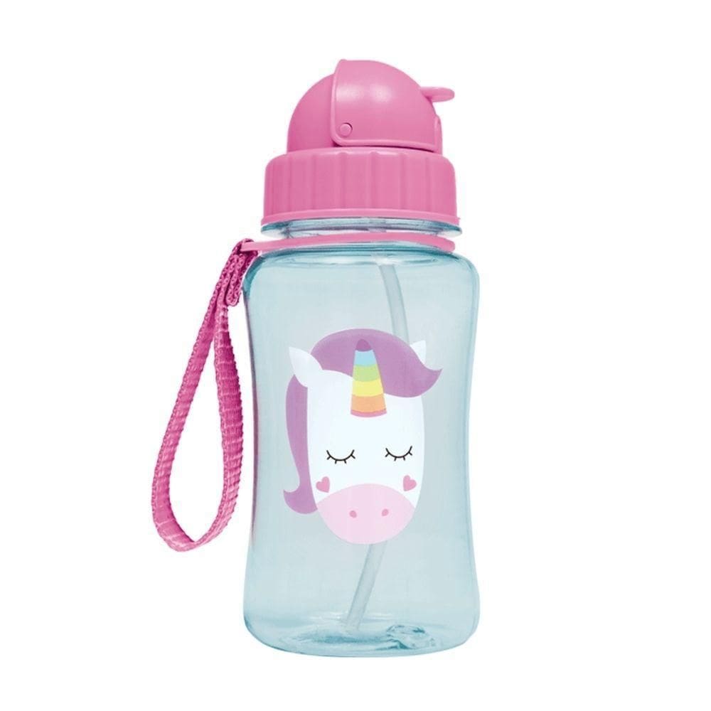 Garrafinha Infantil 400 Ml Buba Canudo Retrátil Silicone
